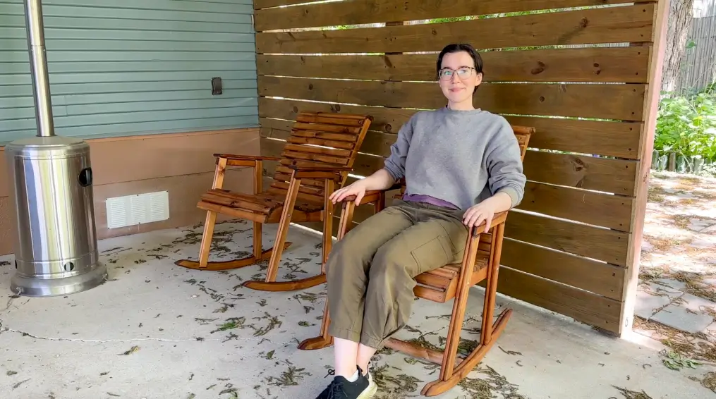 Ergonomic Cedar Rocking Chairs
