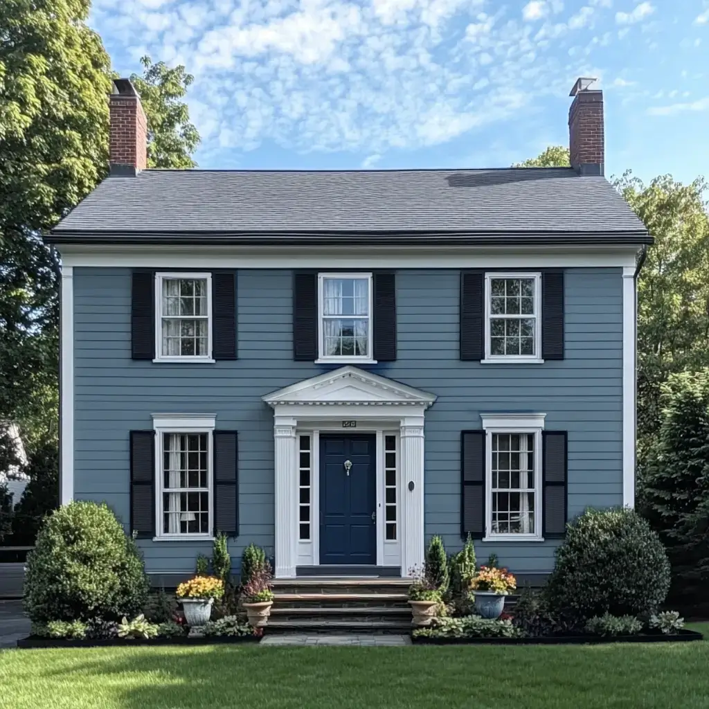 Benjamin Moore Philipsburg Blue Exterior Paint