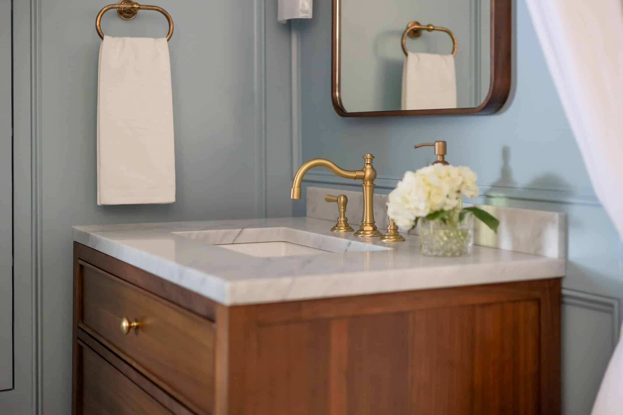 Parents Blue Bathroom